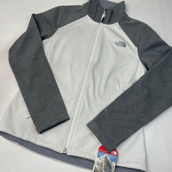 The North Face Women's Canyonwall Jacket Softshell Gray White NEW Size Medium - Picture 1 of 11